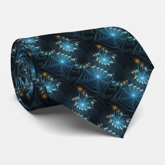 Metallic spider Webs Stropdas (Opgerold)