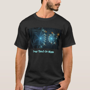 Metallic spider Webs T-shirt