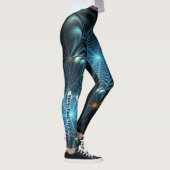 Metallic Spiderwebben Leggings (Rechts)