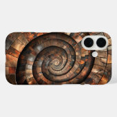 Metallic spiraal Case-Mate iPhone case (Achterkant (horizontaal))