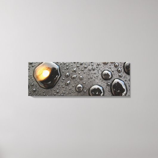 Metallic spoelen met platte doek canvas afdruk (Voorkant)
