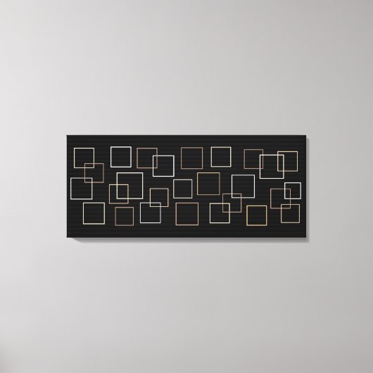 Metallic Squares Canvas Afdruk (Voorkant)