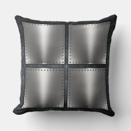 Metallic Squares Pillow Kussen