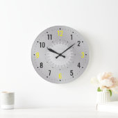  metallic stijl - minimalistisch grote klok (Huis)