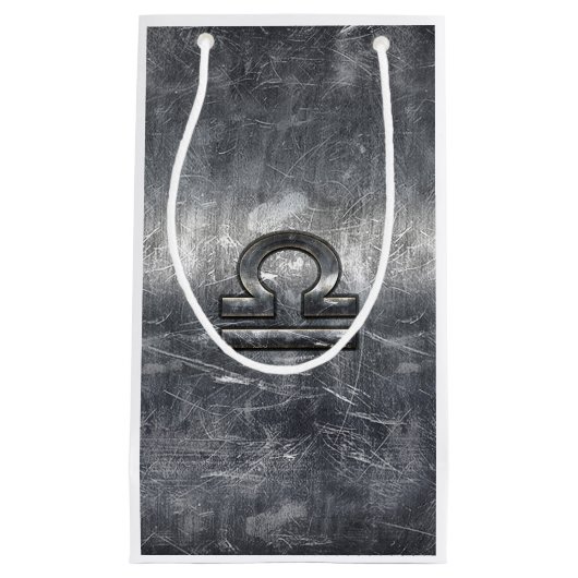 Metallic stijl Weegdierenteken Klein Cadeauzakje (Voorkant)