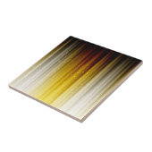 Metallic Streaks - Gold Silver Bronze Pattern Tegeltje (Zijkant)