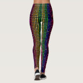 Metallic Studs Pattern Pride Colors Leggings (Achterkant)