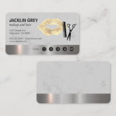 Metallic texture trim van Makeup & Hair Loyalty (Voorkant / Achterkant)