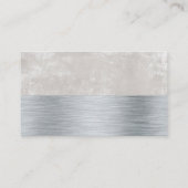 Metallic Textuur | Grungy Achtergrond Visitekaartje (Achterkant)