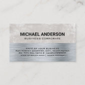 Metallic Textuur | Grungy Achtergrond Visitekaartje (Voorkant)