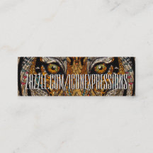 Metallic Tiger Eyes Visitekaartjes