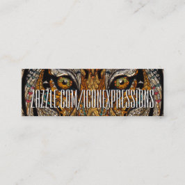 Metallic Tiger Eyes Visitekaartjes