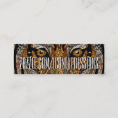 Metallic Tiger Eyes Visitekaartjes (Voorkant)