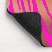 Metallic Tiger Stripes Pinks Muismat (Hoek)