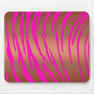 Metallic Tiger Stripes Pinks Muismat