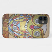 Metallic Uil iPhone Case (Achterkant (horizontaal))