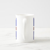 Metallic Union Jack-vlag Porselein Kop (Achterkant)