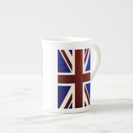 Metallic Union Jack-vlag Porselein Kop (Voorkant rechts)