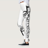 Metallic van technicus - complexiteit naar realite leggings (Links)