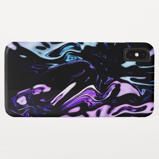 Metallic vloeibaar ontwerp Case-Mate iPhone case (Achterkant (horizontaal))