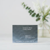Metallic Waves Card-sjabloon Visitekaartje (Staand voorkant)