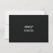 Metallic Whisper RSVP-kaart RSVP Kaartje (Achterkant)