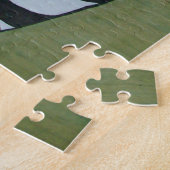 Metallic Zebra Puzzle Legpuzzel (Zijkant)