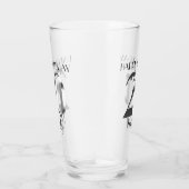 Metallic zilver 20e verjaardag glas (Rechts)