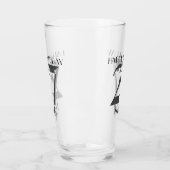 Metallic zilver 27e verjaardag glas (Links)