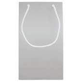 Metallic zilver Bells Klein Cadeauzakje (Achterkant)