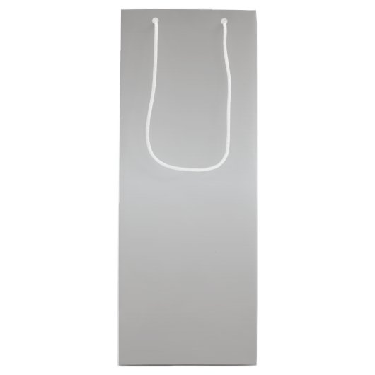 Metallic zilver Bells Wijn Cadeautas (Voorkant)