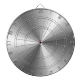 Metallic Zilver Dartbord (Voorkant)