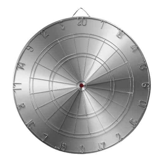 Metallic Zilver Dartbord (Voorkant)
