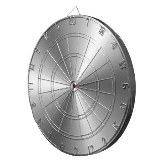 Metallic Zilver Dartbord (Voorkant Rechts)