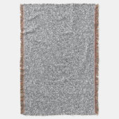 Metallic zilver Glitter Deken (Voorkant Verticaal)