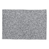 Metallic zilver Glitter Kussensloop (Achterkant)