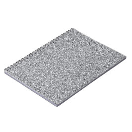 Metallic zilver Glitter Notitieboek