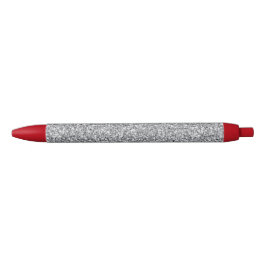 Metallic zilver Glitter Zwarte Inkt Pen