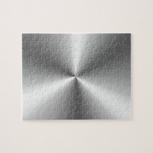 Metallic Zilver Legpuzzel (Horizontaal)