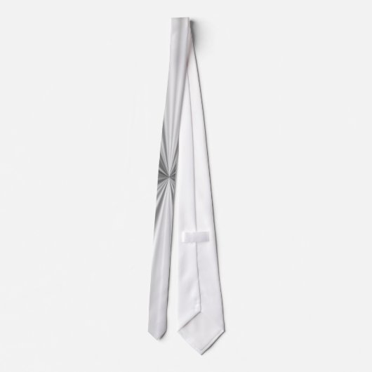 Metallic Zilver Stropdas (Achterkant)