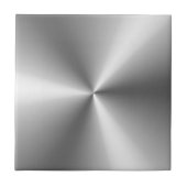 Metallic Zilver Tegeltje (Voorkant)