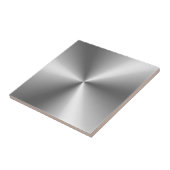 Metallic Zilver Tegeltje (Zijkant)