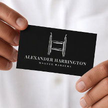 Metallic Zilveren Scheermes Monogram A Herensalon