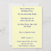 Metallica-cirkels en looptijdpartij kaart (Achterkant)