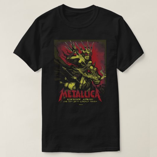 Metallica – Lightning Rider T-shirt (Design voorkant)