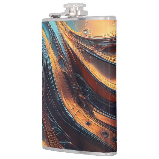 metallica-patroon heupfles (Links)