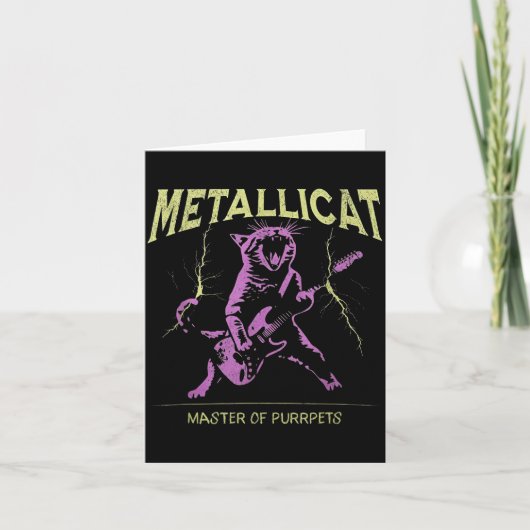 Metallicat Master Of Purrpets  Kaart (Voorkant)