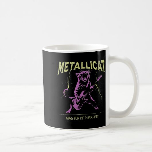 Metallicat Master Of Purrpets  Koffiemok (Rechts)