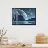 Metallichron - Brassy Rise Poster (Keuken)