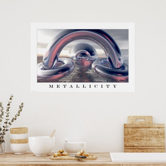 Metalliciteit Poster (Keuken)